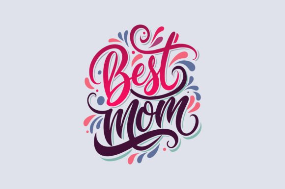 Best Mom Typography SVG: A Versatile Graphic Design Asset for Crafts and Branding