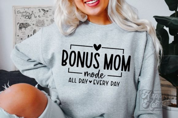 Bonus Mom Mode SVG PNG - Stepmom Design