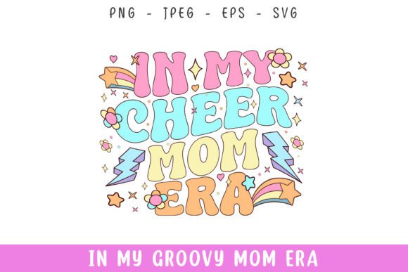 In My Groovy Retro Cheer Mom Era Svg Graphics and Crafts Review
