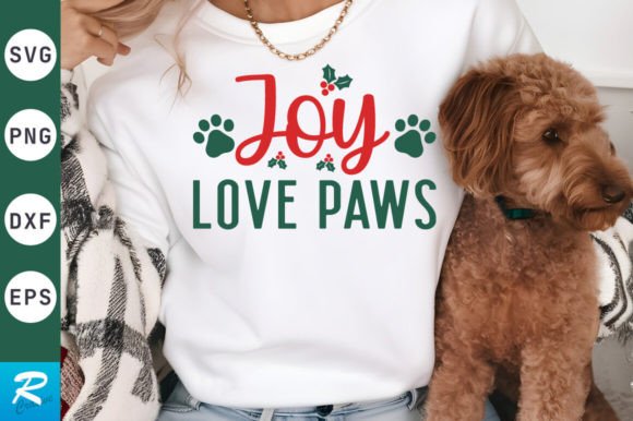 Joy Love Paws SVG Design: A Versatile Graphic Asset for Crafts and Marketing
