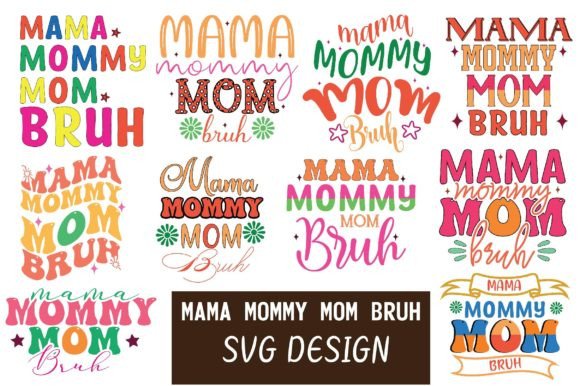 Mama Mommy Mom Bruh SVG BUNDLE Review for Real Embroidery Projects