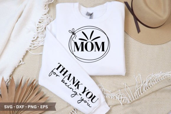 Mom Sleeve SVG Design: A Versatile Graphic Asset for Crafts and Branding