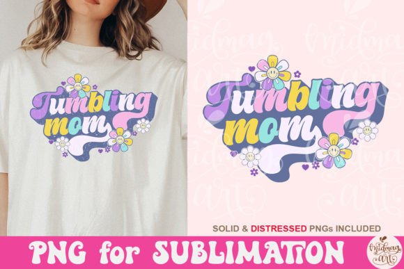 Tumbling Mom PNG Svg, Gymnastics Design Review
