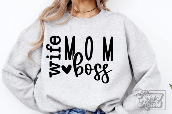 Wife Mom Boss SVG - Entrepreneur Mom PNG Review for Digital Product Creators